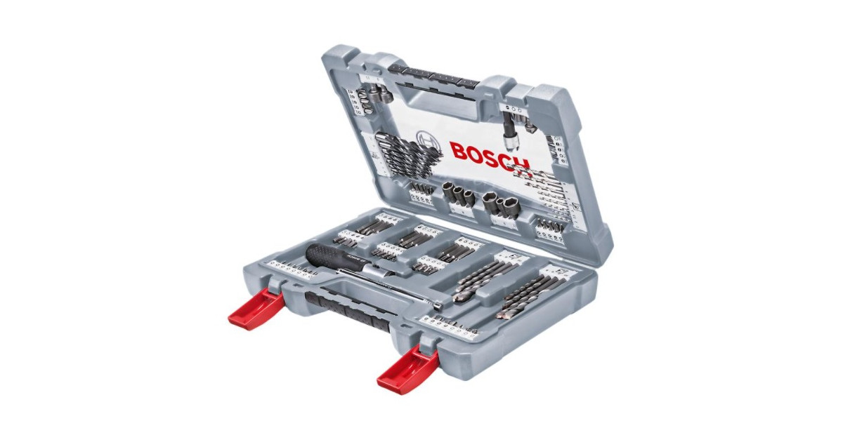 Bosch Premium | und Bohrer- HammerArzt 105-teilig X-Line Schrauber-Set 2608P00236