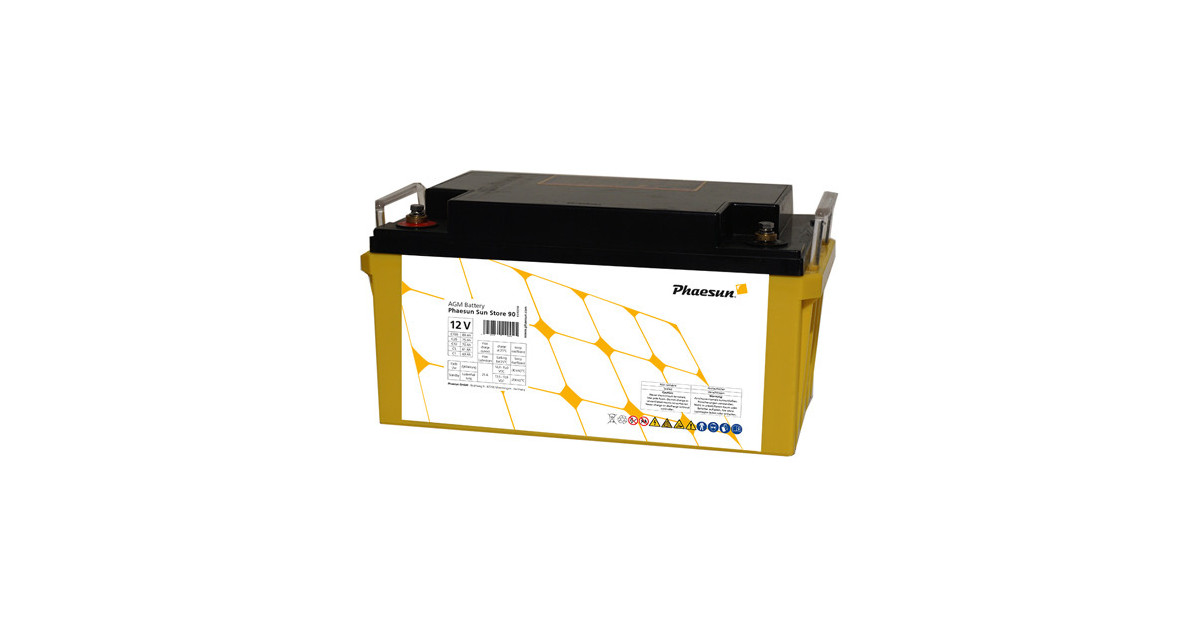 Phaesun AGM-Batterie Sun Store 340094 90 | HammerArzt