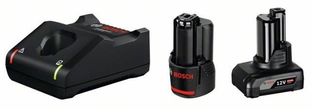 Starter-Set Bosch 1 x GBA 12V 2.0Ah + 1 x GBA 12V 4.0Ah + GAL 12V-40 |  HammerArzt
