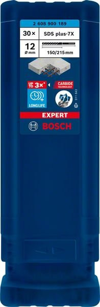 Bosch EXPERT SDS plus-7X Hammerbohrer, 215 HammerArzt 30-tlg. 12 150 x | mm, x