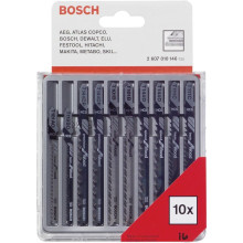 Bosch 10dílná sada pilových plátků 2607010146