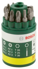 Bosch 10-częściowy zestaw bitów do wkrętarek 2607019452