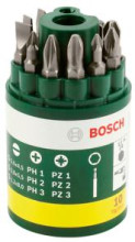 Bosch Zestaw 10-częściowych bitów wkrętakowych 2607019454
