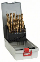Bosch 25-teiliges ProBox Metallbohrer-Set HSS-TiN (Titanbeschichtung), 1–13 mm