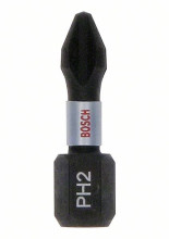 Bosch Bity udarowe PH2 25 mm, 25 szt.