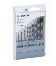 Bosch Vrták HSS PointTeQ so šesťhrannou stopkou, 9 ks sú