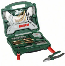 Bosch Werkzeug-Zubehör-Set »X-Line Titanium + Zangen-Set«, 70tlg. 2607017197