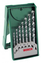 Bosch 7-częściowy zestaw wierteł do kamienia X-Line Mini 2607019581