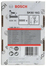 Bosch Sztyft, łeb wpuszczany, SK50 16G