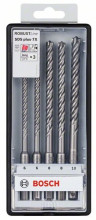 Bosch 5-teiliges Hammerbohrer-Set SDS plus-7X, 6/6/8/8/10 mm
