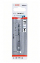 Bosch Vrták HSS PointTeQ so šesťhrannou stopkou 3 mm