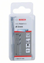 Bosch HSS PointTeQ Sechskantbohrer 3 mm, 10-tlg.