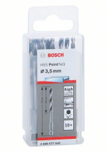 Bosch HSS PointTeQ Sechskantbohrer 3,5 mm, 10-tlg.