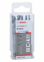 Bosch Vrták HSS PointTeQ so šesťhrannou stopkou 4 mm, 10