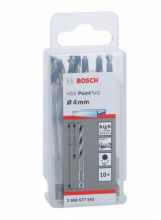 Bosch Vrták HSS PointTeQ so šesťhrannou stopkou 4 mm, 10