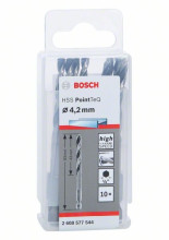 Bosch HSS PointTeQ Sechskantbohrer 4,2 mm, 10-tlg.