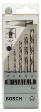 Bosch 5-teiliges Metallbohrer-Set HSS-G, DIN 338, 2–6 mm