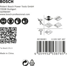 Bosch EXPERT HEX-9 MultiConstruction Bohrer-Set, 4/5/6/6/8 mm, 5-tlg.