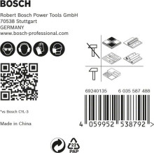 Bosch 5dílná sada vrtáků EXPERT HEX-9 MultiConstruction 5,5/6/6/7/8 mm