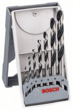 Bosch 7dílná sada spirálových vrtáků HSS PointTeQ Mini X-Line