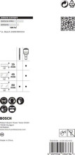 Bosch Adaptér EXPERT Power Change Plus pro děrovku, 11 mm, vrták HSS-G, 7,15 × 105 mm, 2 ks