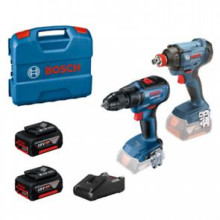 Bosch Aku sada GDX 180-LI + GSR 18V-50 + 2×5,0Ah 0615990N3F