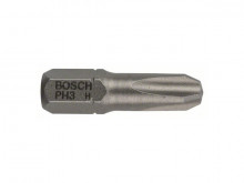 Bosch Bit PH3 25 mm, šestihranná stopka 1/4" ISO 1173 C6 2608521220
