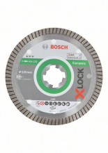 Bosch Diamantový rezací kotúč X-LOCK Best for Ceramic Extraclean Turbo 125 x 22,23 x 1,4 x 7