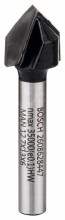 Bosch Drážkovací fréza tvaru V, 6 mm, D1 12,7 mm, L 12,7 mm, G 45 mm, 90° 2608628447