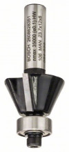 Bosch Laminat-Bündigfräser, 8 mm, D1 23,7 mm, B 5,5 mm, L 12 mm, G 54 mm, 25°
