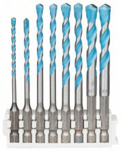 Bosch Hex-9 MultiConstruction Pick and Click-Set, 8-teilig, 3–8 mm