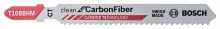 BOSCH Pilový plátek pro kmitací pily T 108 BHM - Clean for Carbon Fiber