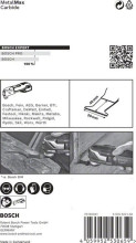 Bosch EXPERT MetalMax AIZ 20 AIT Blatt für Multifunktionswerkzeuge, 40 x 20 mm, 5 Stück