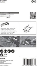 Bosch EXPERT MetalMax AIZ 32 AIT Blatt für Multifunktionswerkzeuge, 40 x 32 mm, 5 Stück