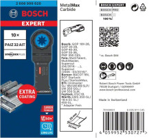 Bosch EXPERT MetalMax PAIZ 32 AIT Blatt für Multifunktionswerkzeuge, 50 x 32 mm, 10 Stück