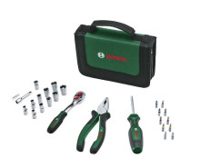 Bosch Przenośny zestaw narzędzi ręcznych 26 elementów 1600A02BY2