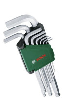 Bosch Zestaw kluczy sześciokątnych 9 elementów 1600A02BX9