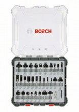 Bosch Smíšená sada tvarových fréz s vřetenem Ø 8 mm, 30 ks