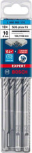 Bosch Vrták do kladiv EXPERT SDS plus-7X, 10 × 100 × 165 mm, 10 ks