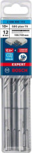 Bosch Vrták do kladiv EXPERT SDS plus-7X, 12 × 100 × 165 mm, 10 ks