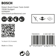 Bosch Zestaw wierteł do dachówek EXPERT HardCeramic HEX-9 6 mm, 5 szt.
