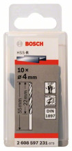 Bosch Wiertła do blach HSS-R, DIN 1897