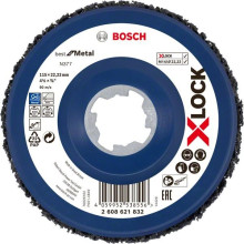 Bosch X-LOCK N377 Reinigungsscheibe Metall, 115 mm, 22,23 mm
