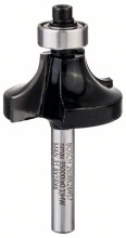 Bosch Rundungsfräser, 6 mm, R1 9,5 mm, D 31,8 mm, L 16,2 mm, G 57 mm 2608628457