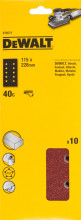 DeWALT Schleifpapier 228 x 115 mm, Klettverschluss (10 Stück) P60 DT8550