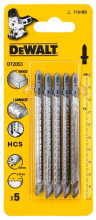 DeWALT Sägeblatt HCS, für Laminat, 100 mm (5 Stück) DT2053