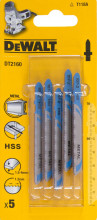 DeWALT HSS-Sägeblatt, für dünnes Metall, 76 mm (5 Stück) DT2160