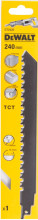 DeWALT Sägeblatt (TCT) zum Schneiden von Ziegeln und Blöcken Poroton, 240 mm DT2420