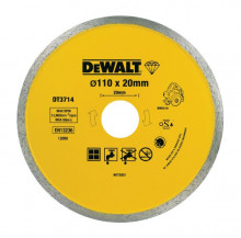DeWALT Diamantový kotúč pre rezačku obkladov DWC410 na rezanie dlaždíc, 110 mm DT3714
