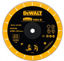 DeWALT Tarcza diamentowa 355/25.4mm do cięcia do metalu DT3752